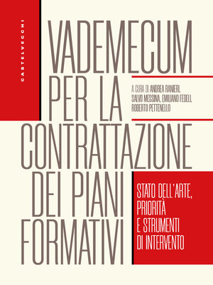 cover image of Vademecum per la contrattazione dei piani formativi